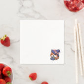 Tabby Witch Brew - Niedliches Halloween Cat Design Serviette (Beispiel)