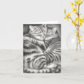 TABBYcat-ZUNEIGUNG Karte (Gelbe Blume)