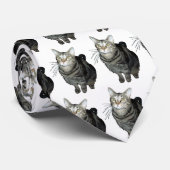 Tabbykatzen-Krawatte Krawatte (Gerollt)