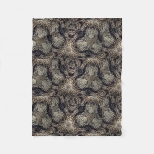 Tabbykatzen-Pelzentwurf 3 Fleecedecke (Vorderseite)