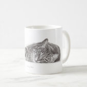 Tabbykatzenkunst, Katzen-Tasse, Tasse für (VorderseiteRechts)
