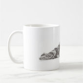 Tabbykatzenkunst, Katzen-Tasse, Tasse für (Links)