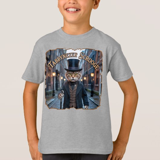 Tabbynezer Scrooge Photographic – Tabby Scrooge T-Shirt (Vorderseite)