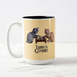 Tabby's Gambit Zweifarbige Tasse