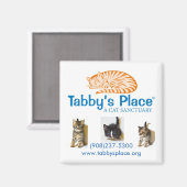 Tabby's Place Magnet (Vorderseite/Rückseite)