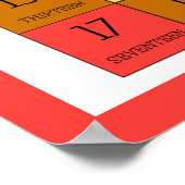 Tabelle 1-120 für die Vorschulerzählung Poster (Ecke)