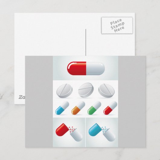 Tabelle 1 postkarte (Vorne/Hinten)