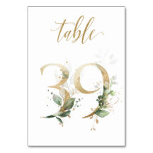 Tabelle 39 der grünen Blätter, Tischnummer