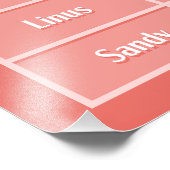 Tabelle 4 Lieben des Stardew-Zeichens Fotodruck (Ecke)