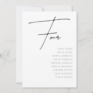 Tabelle 4 Modernes Modell für die Tischnummer von