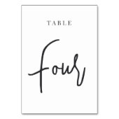 Tabelle 4 tischnummer (Rückseite)