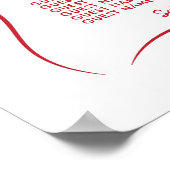 Tabelle 6 Sitzplan Hochzeitshandzeichnung Poster (Ecke)