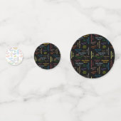 Tabelle Confetti Juni, 11 Geburtstag Konfetti (Vorderseiten)