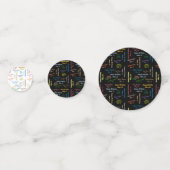 Tabelle Confetti Mai, 15 Geburtstag Konfetti (Vorderseiten)