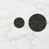 Tabelle Confetti Mai, 1 Geburtstag Konfetti (Vorderseiten)