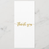 Tabelle Dankeschön Karte, Platzieren Einstellkarte Menükarte (Rückseite)