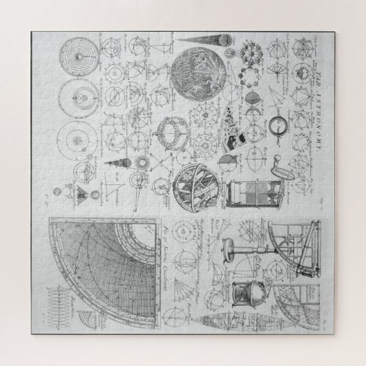 Tabelle der Astronomie ~ Cyclopaedia ~ Ephraim-Kam Puzzle (Horizontal)
