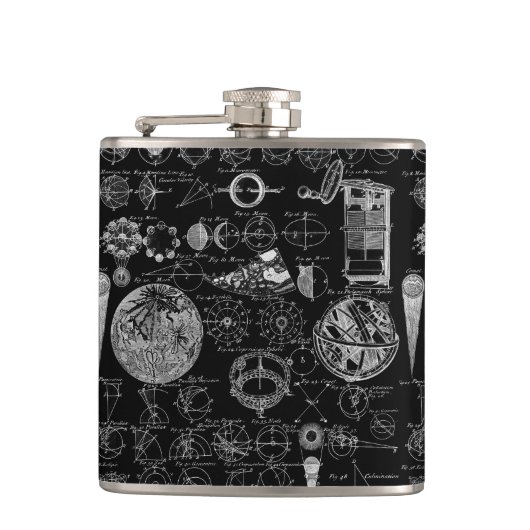 Tabelle der Astronomie Flachmann (Vorderseite)