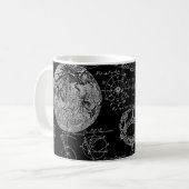 Tabelle der Astronomie Kaffeetasse (Vorderseite Links)