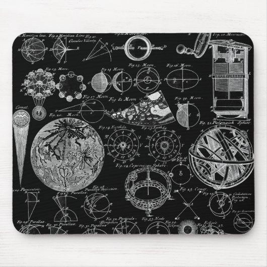 Tabelle der Astronomie Mousepad (Vorne)
