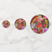 Tabelle der australischen Ureinwohner mit wild leb Konfetti (Rückseiten)