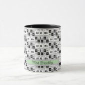 Tabelle der chemischen Elemente Muster Tasse (Zentrum)