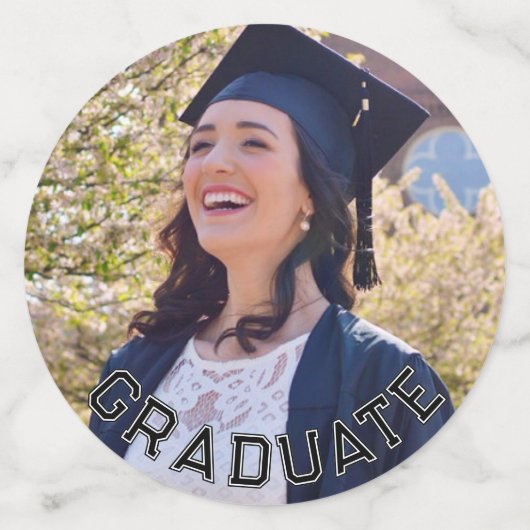 Tabelle der Schwarz-weißen Graduierungspartei für  Konfetti (Groß Vorderseite)