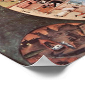 Tabelle der sterblichen Söhne von Hieronymus Bosch Poster (Ecke)