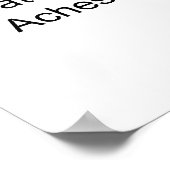 Tabelle der Symptome einer Pneumonie Poster (Ecke)