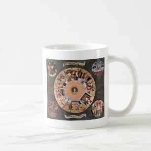 Tabelle der Todsünden., durch Hieronymus Bosch (B Kaffeetasse