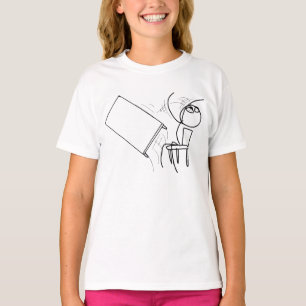 Tabelle Drehe Rage Face Meme Drehend T-Shirt