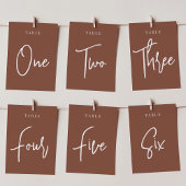 Tabelle DREI Tischnummer