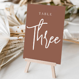 Tabelle DREI Tischnummer