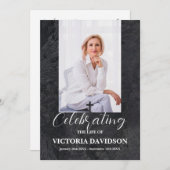 Tabelle für das Foto der Beerdigung Programm (Vorne/Hinten)