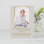 Tabelle für das Foto der Beerdigung Programm (Stehend Vorderseite)