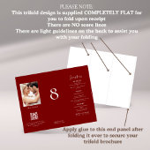 Tabelle für das Hochzeitmenü des Burgund-Fotos