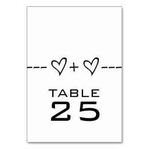 Tabelle für die Ebony Heart Equation Tischnummer