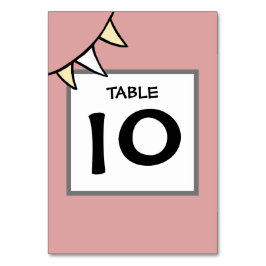 Tabelle für Hochzeitsreisetektorenanzahl des benut Tischnummer