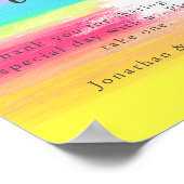 Tabelle für LGBTQ-Gastgeschenke Hochzeiten für Reg Poster (Ecke)