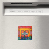 Tabelle für zwei in Paris Magnet (In Situ (Geschirrspüler))