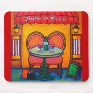 Tabelle für Zwei in Paris Mouse Pad Mousepad