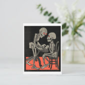 Tabelle für zwei Postkarten (Stehend Vorderseite)