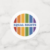 Tabelle Gleichberechtigte Rechte Konfetti (Klein Vorderseite)