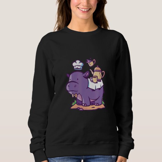 Tabelle Hippo Sweatshirt (Vorderseite)