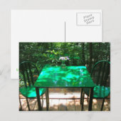 Tabelle in Fallingwater Postkarte (Vorne/Hinten)