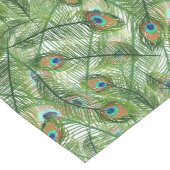 Tabelle Läufer-Pfau Federn Mittelgroßer Tischläufer (Ecke)