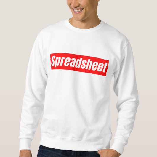 Tabelle - Lustiger Buchhalter Sweatshirt (Vorderseite)