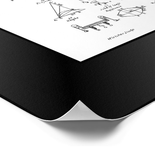 Tabelle Mechanicks~Cyclopaedia~Ephraim Chambers~ Poster (Ecke)