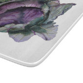 Tabelle mit Aquarell von lombardischem schneiden Schneidebrett (Ecke)