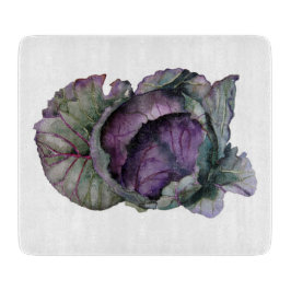 Tabelle mit Aquarell von lombardischem schneiden Schneidebrett